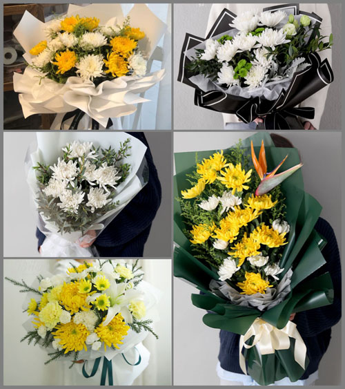江西景德镇浮梁县瑶里镇绕南村白事花束代送